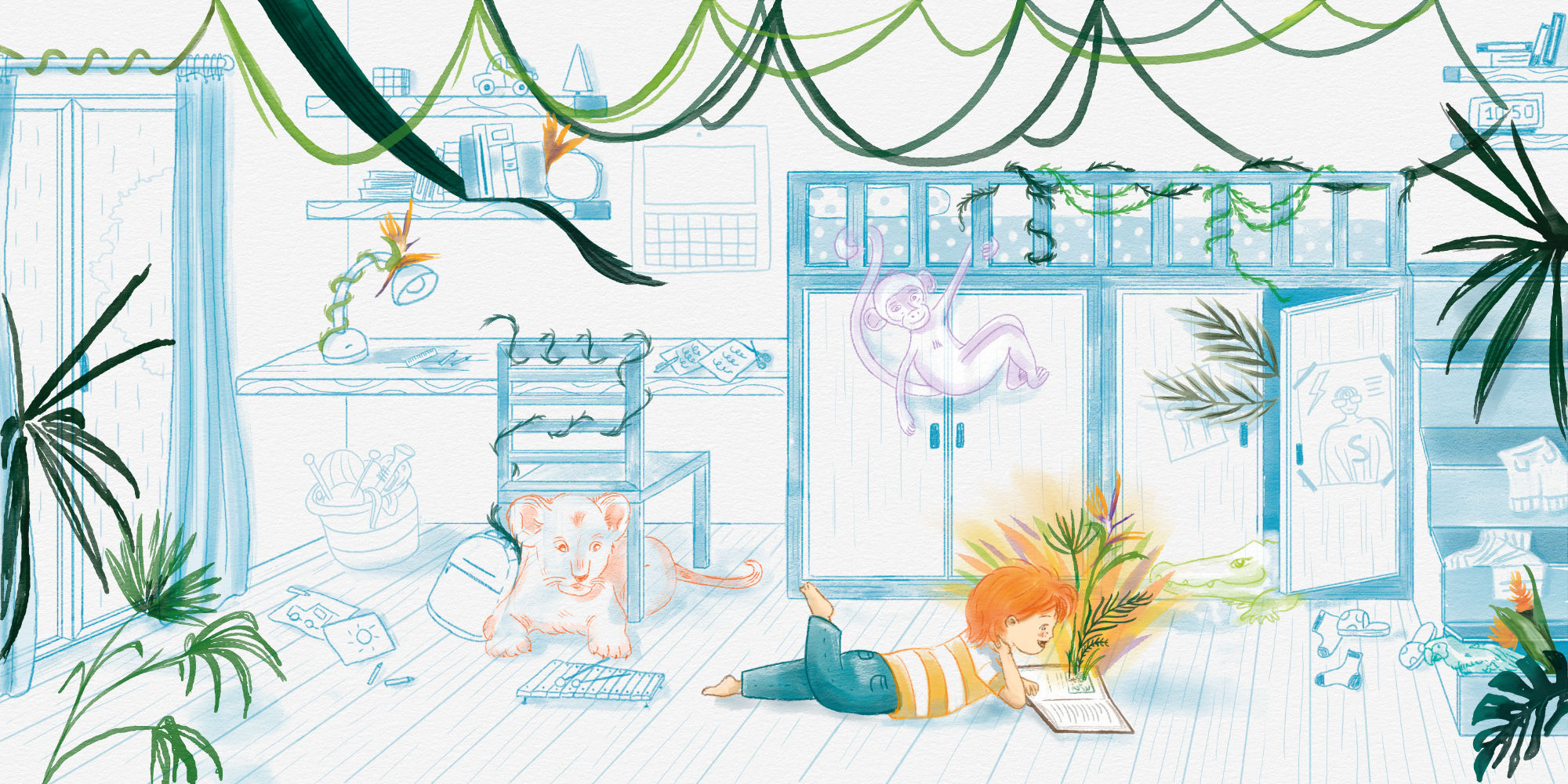 Illustrazione albo illustrato ma che brutta giornata barbara marini