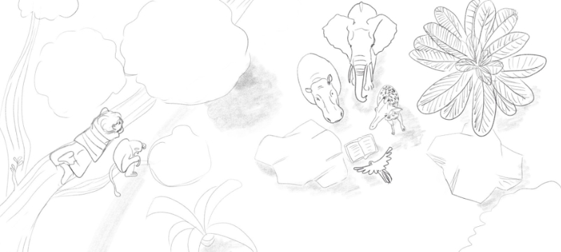 Storyboard per albo illustrato ma che brutta giornata Barbara Marini illustrazioni