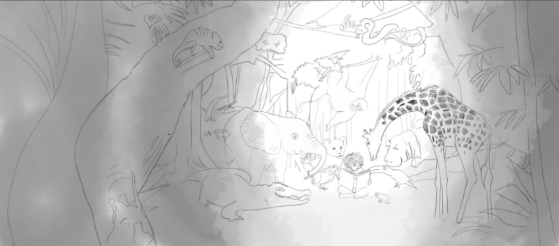 Storyboard per albo illustrato ma che brutta giornata Barbara Marini illustrazioni